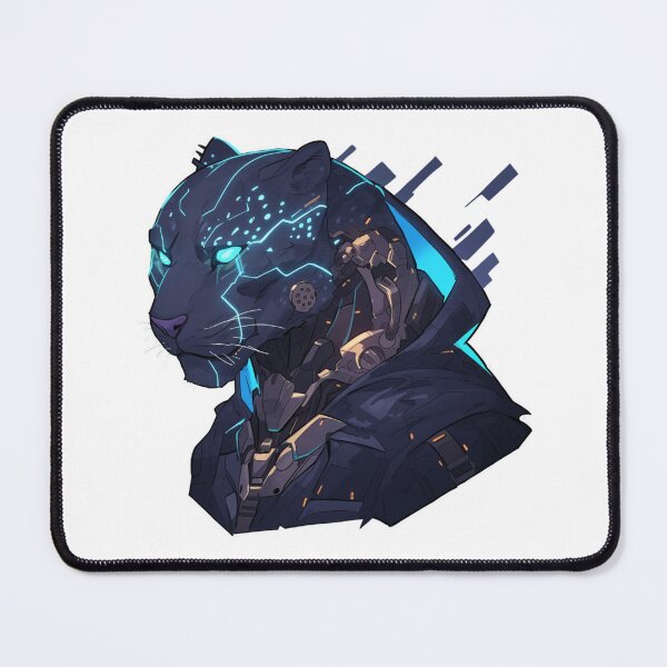 Item preview, Cyber Black Panther Futuristic Aesthetic  designed and sold by SMARTKIT  DESIGNAGENCY.