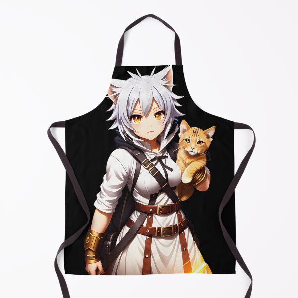 Item preview, Manga Girl With Cat designed and sold by NadjaVirkkunen.