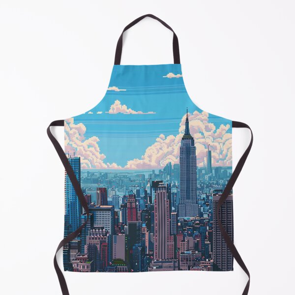 Item preview, Manhattan New York Pixel Art designed and sold by SaintCurio.