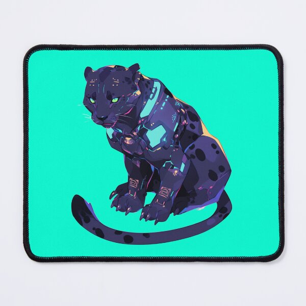 Item preview, Cyber Black Panther // Black Panther // Cool Animal // Cyber Animal // Future Animal Art // Animal Warrior // Animal Cute Art designed and sold by SMARTKIT  DESIGNAGENCY.