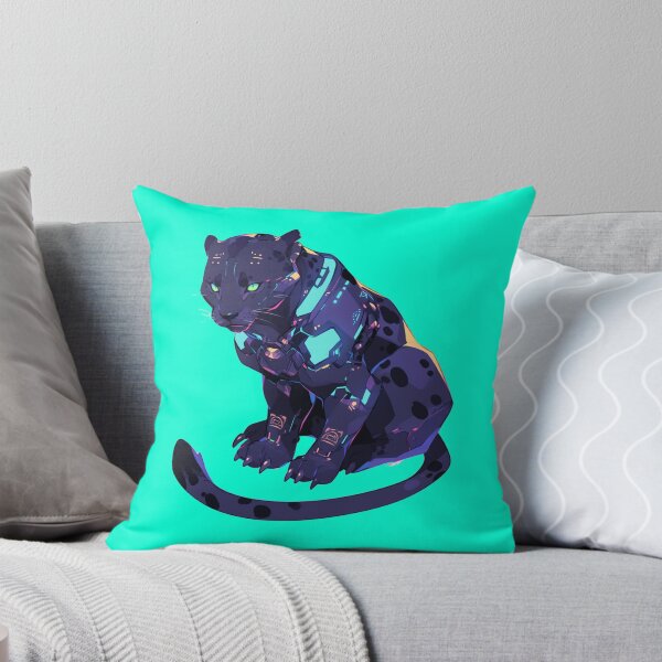 Item preview, Cyber Black Panther // Black Panther // Cool Animal // Cyber Animal // Future Animal Art // Animal Warrior // Animal Cute Art designed and sold by SMARTKIT  DESIGNAGENCY.