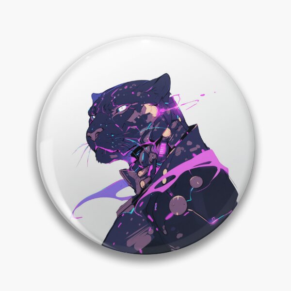 Item preview, Cyber Black Panther Futuristic Aesthetic  designed and sold by SMARTKIT  DESIGNAGENCY.