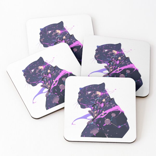 Item preview, Cyber Black Panther Futuristic Aesthetic  designed and sold by SMARTKIT  DESIGNAGENCY.