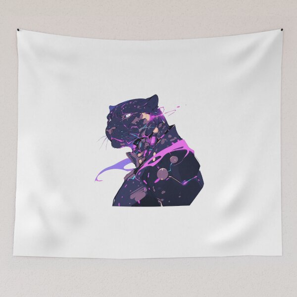 Item preview, Cyber Black Panther Futuristic Aesthetic  designed and sold by SMARTKIT  DESIGNAGENCY.