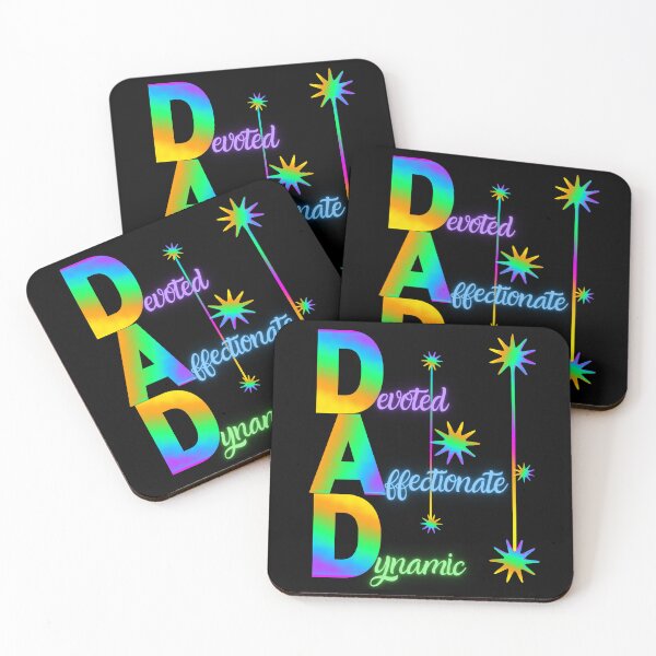 Item preview, Dad Devoted, Affectionate, Dynamic designed and sold by CeeLeeGifts.