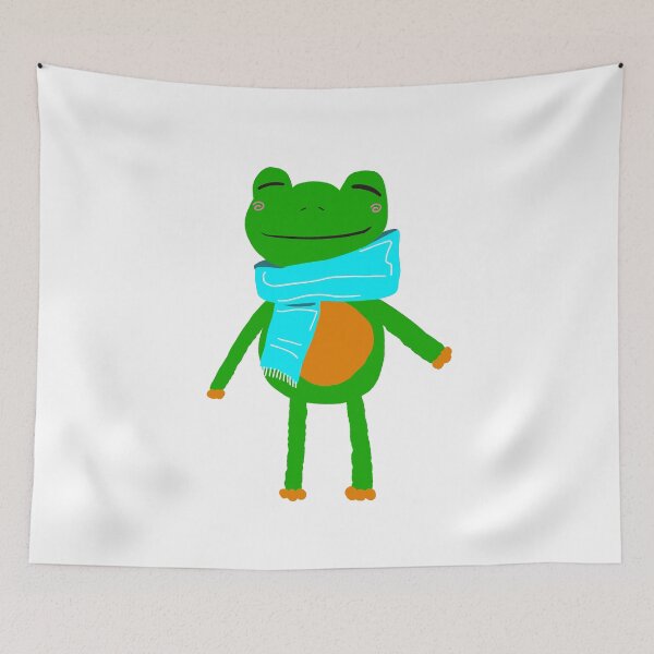 Item preview, Frog in Scarf designed and sold by TMSpaintz.
