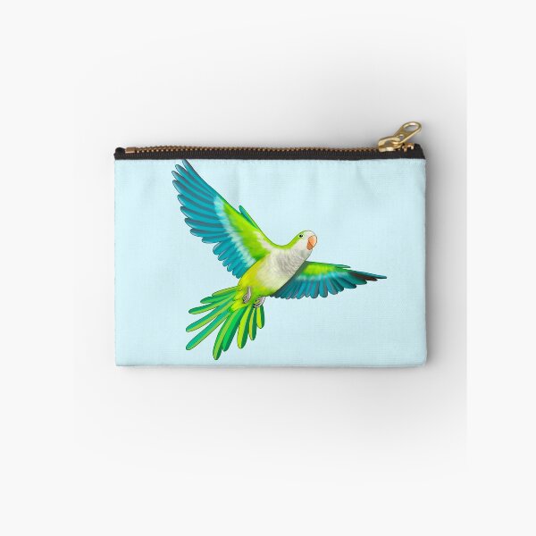 Item preview, Flying Quaker Parrot designed and sold by LittleBeaksArt.