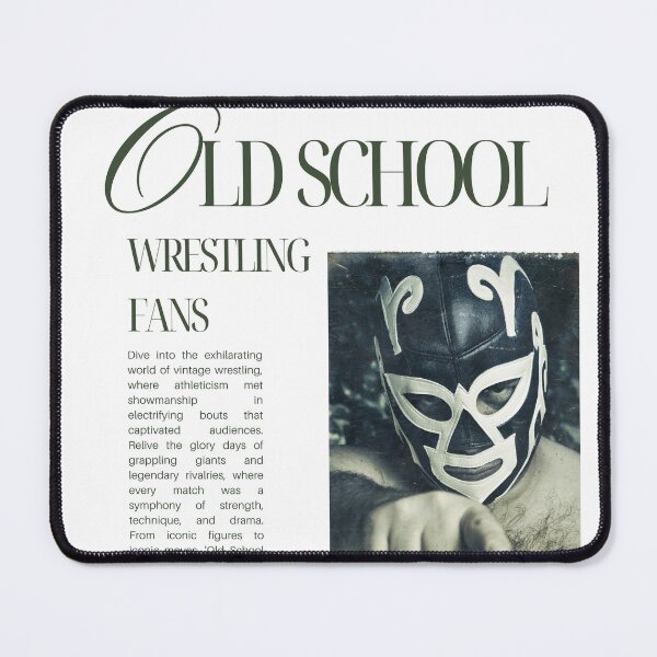 Artikelvorschau, Vintage Wrestling Gazette: Eine Hommage an die Wrestling-Geschichte entworfen und verkauft von GoodTripper.