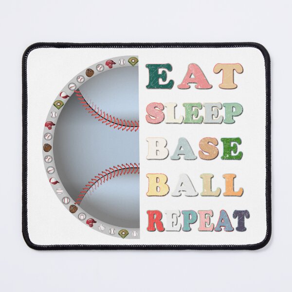 Item preview, Eat Sleep Baseball Repeat Funny Baseball Players Boys Essential T-Shirt designed and sold by SultanKing.