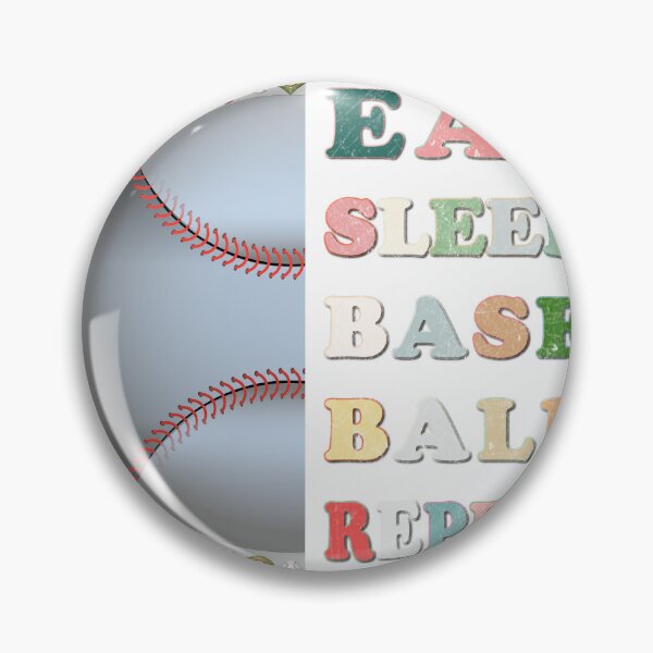 Item preview, Eat Sleep Baseball Repeat Funny Baseball Players Boys Essential T-Shirt designed and sold by SultanKing.