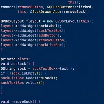 Artwork thumbnail, C++ Program Code Blue by CodingSocks