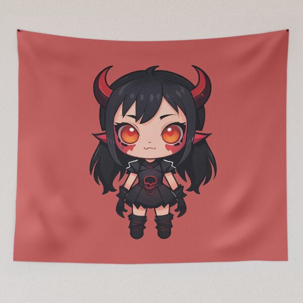 Item preview, Alt Girl Aesthetic - Chibi Demon Girl designed and sold by MadnessEnvelope.