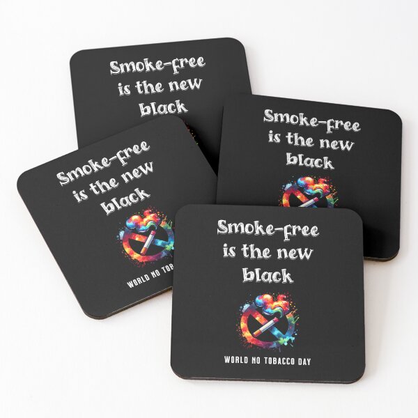 Item preview, Smoke-free is the new black - World no tobacco day on May 31st designed and sold by Pflugart.