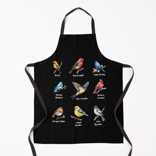 Item preview, Garden Birds Oriole-Red Crossbill-Indigo Bunting-Mountain BlueBird-Barn Swallow designed and sold by DavidBriot.