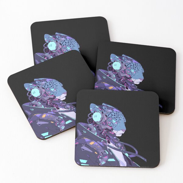 Item preview, Cyber Black Panther // Black Panther // Cool Animal // Cyber Animal // Future Animal Art // Animal Warrior // Animal Cute Art // Gaming Aesthetic stickers designed and sold by SMARTKIT  DESIGNAGENCY.
