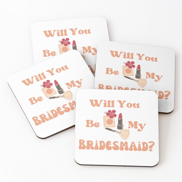 Item preview, bridesmaid proposal retro  designed and sold by mariana83.