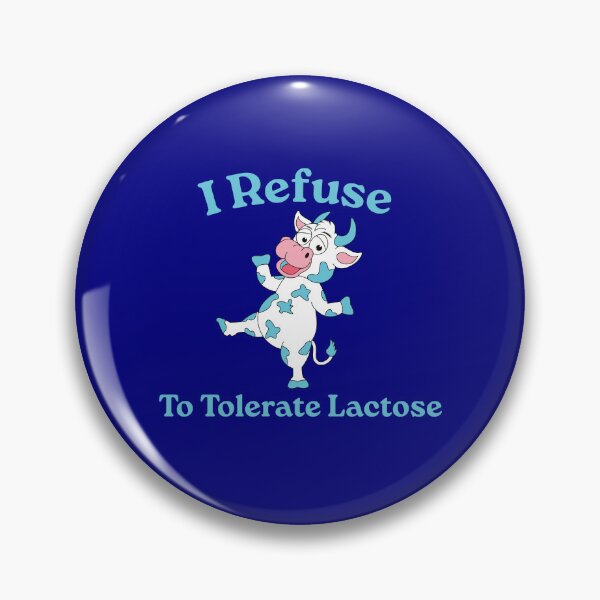 Item preview, I Refuse To Tolerate Lactose, Retro Vintage Style, Funny Lactose Intolerance Quote designed and sold by FloraPlantTees.