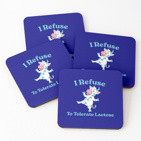 Item preview, I Refuse To Tolerate Lactose, Retro Vintage Style, Funny Lactose Intolerance Quote designed and sold by FloraPlantTees.