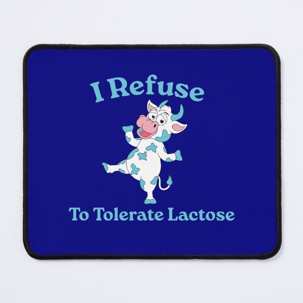 Item preview, I Refuse To Tolerate Lactose, Retro Vintage Style, Funny Lactose Intolerance Quote designed and sold by FloraPlantTees.