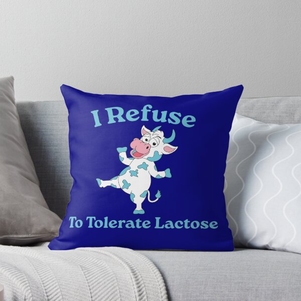 Item preview, I Refuse To Tolerate Lactose, Retro Vintage Style, Funny Lactose Intolerance Quote designed and sold by FloraPlantTees.