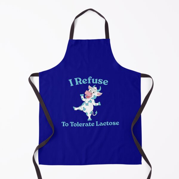 Item preview, I Refuse To Tolerate Lactose, Retro Vintage Style, Funny Lactose Intolerance Quote designed and sold by FloraPlantTees.