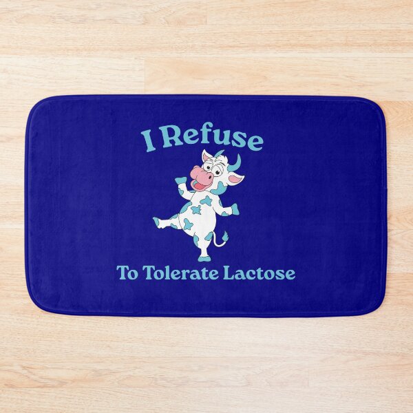 Item preview, I Refuse To Tolerate Lactose, Retro Vintage Style, Funny Lactose Intolerance Quote designed and sold by FloraPlantTees.