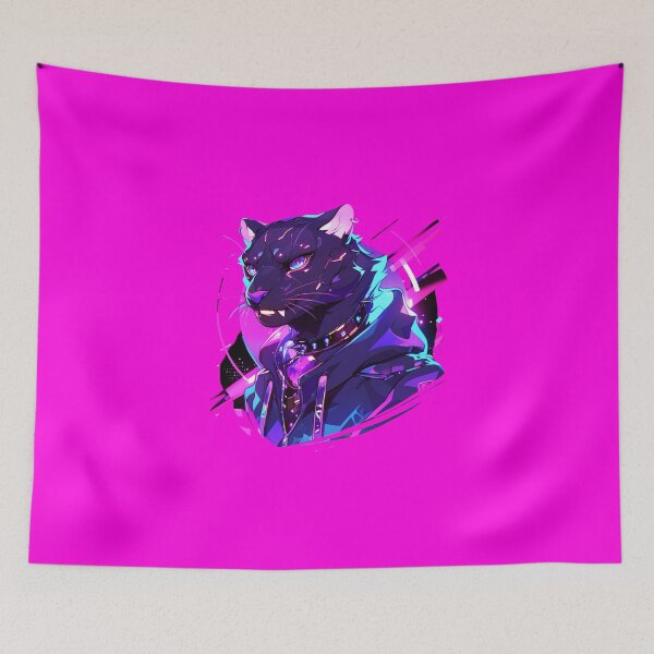 Item preview, Cyber Black Panther Futuristic Aesthetic  designed and sold by SMARTKIT  DESIGNAGENCY.