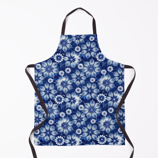 Item preview, Japanese Shibori Pattern floral designed and sold by patterncrow.