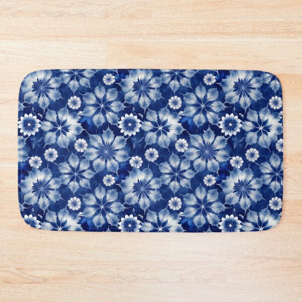 Item preview, Japanese Shibori Pattern floral designed and sold by patterncrow.