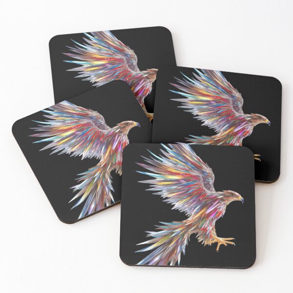 Item preview, multi-colored crystalline bird,  designed and sold by aipaint.