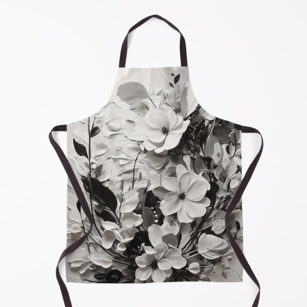 Item preview, Monochromatic "Botanical Harmony" Acrylic Art on Canvas designed and sold by ShadeScapeArt.