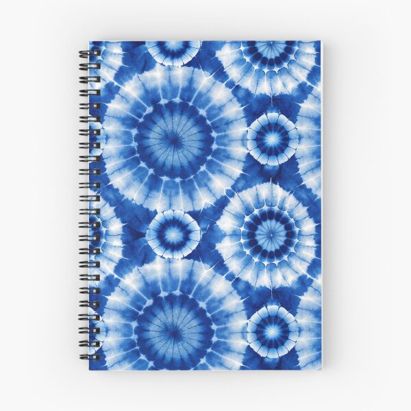 Item preview, Japanese Shibori Pattern blue circles designed and sold by patterncrow.