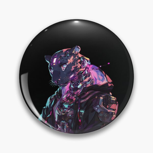 Item preview, Cyber Black Panther Futuristic Aesthetic  designed and sold by SMARTKIT  DESIGNAGENCY.