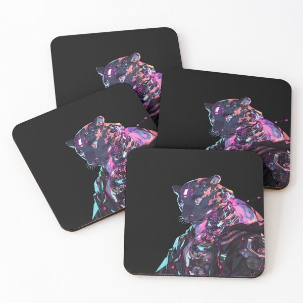 Item preview, Cyber Black Panther Futuristic Aesthetic  designed and sold by SMARTKIT  DESIGNAGENCY.