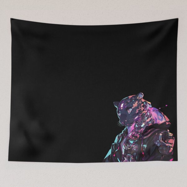 Item preview, Cyber Black Panther Futuristic Aesthetic  designed and sold by SMARTKIT  DESIGNAGENCY.