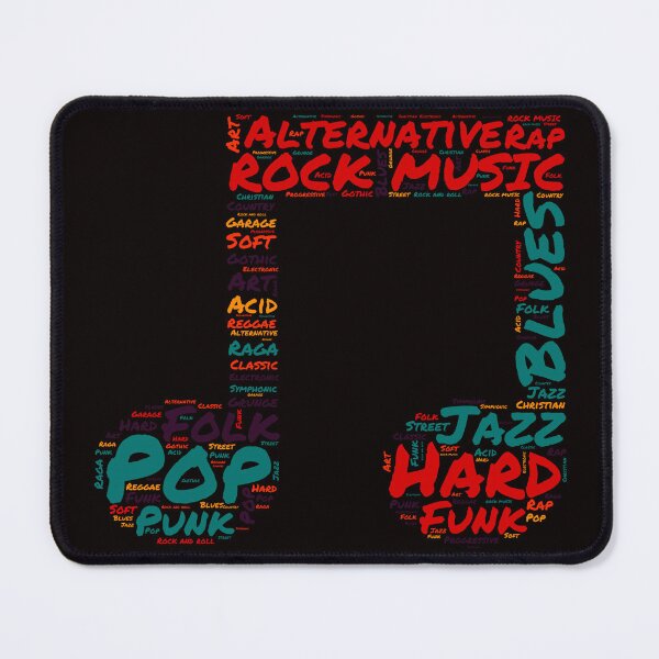 Item preview, Rock Music Genres designed and sold by Dominic-Design.