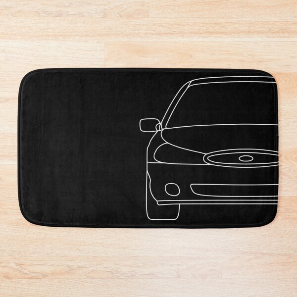 Item preview, Ford Mondeo Mk2 front squared white lined art designed and sold by EdimDesign.