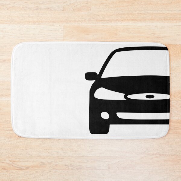 Item preview, Ford Mondeo Mk2 front squared black silhouette designed and sold by EdimDesign.