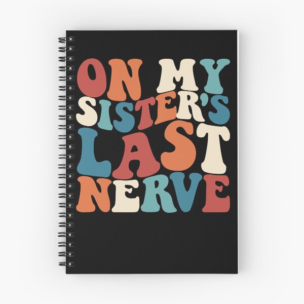 Item preview, On My Sister's Last Nerve Retro Funny Men's Brother Gear designed and sold by DynamicDesign.