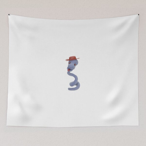 Item preview, Cute blue crocheting toy snake designed and sold by olena2552.