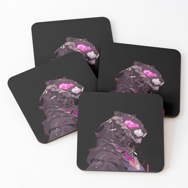 Item preview, Cyber Black Panther // Black Panther // Cool Animal // Cyber Animal // Future Animal Art // Animal Warrior // Animal Cute Art // Gaming Aesthetic stickers designed and sold by SMARTKIT  DESIGNAGENCY.