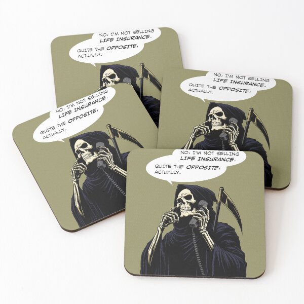 Item preview, Grim Reaper life insurance designed and sold by Syahrasi.