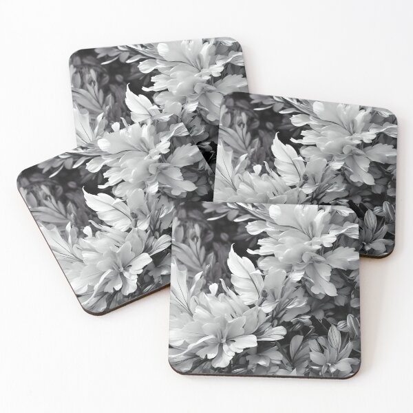 Item preview, Monochromatic "Botanical Essence" Abstract Photography designed and sold by ShadeScapeArt.