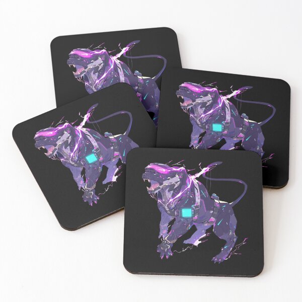 Item preview, Cyber Black Panther Futuristic Aesthetic Purple designed and sold by SMARTKIT  DESIGNAGENCY.