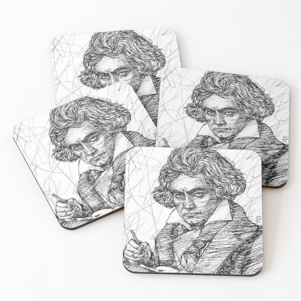 Artikelvorschau, LUDWIG VAN BEETHOVEN Tuscheporträt .2 entworfen und verkauft von lautir.