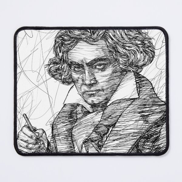 Item preview, LUDWIG VAN BEETHOVEN ink portrait .2 designed and sold by lautir.
