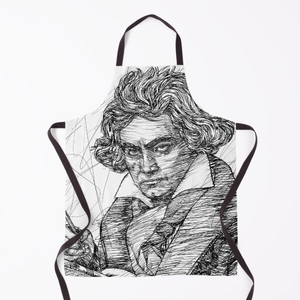 Item preview, LUDWIG VAN BEETHOVEN ink portrait .2 designed and sold by lautir.