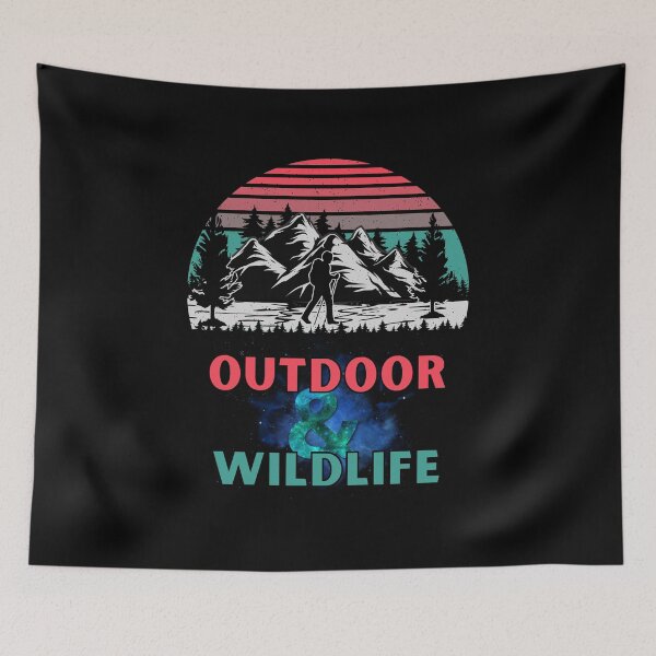 Item preview, Wildlife Trees Outdoor Nature Retro designed and sold by Pine-Shop.