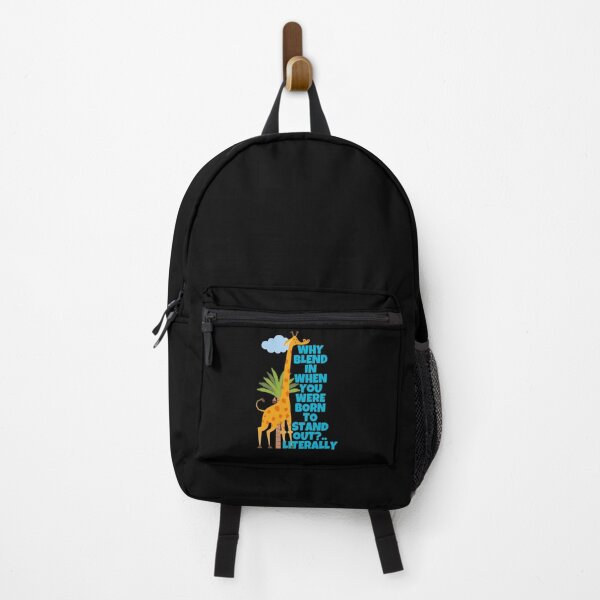 Item preview, Why Blend In When You Were Born To Stand Out Literally Giraffe Humor designed and sold by ricricswert.