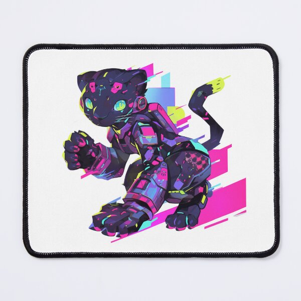 Item preview, Cyber Black Panther Futuristic Aesthetic  designed and sold by SMARTKIT  DESIGNAGENCY.